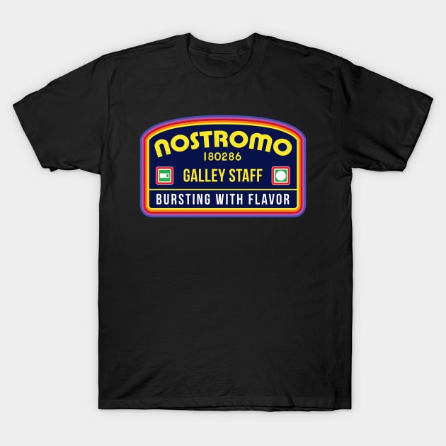 Nostromo Galley Staff (Alien Xenomorph Morale Patch) T-Shirt by forge22